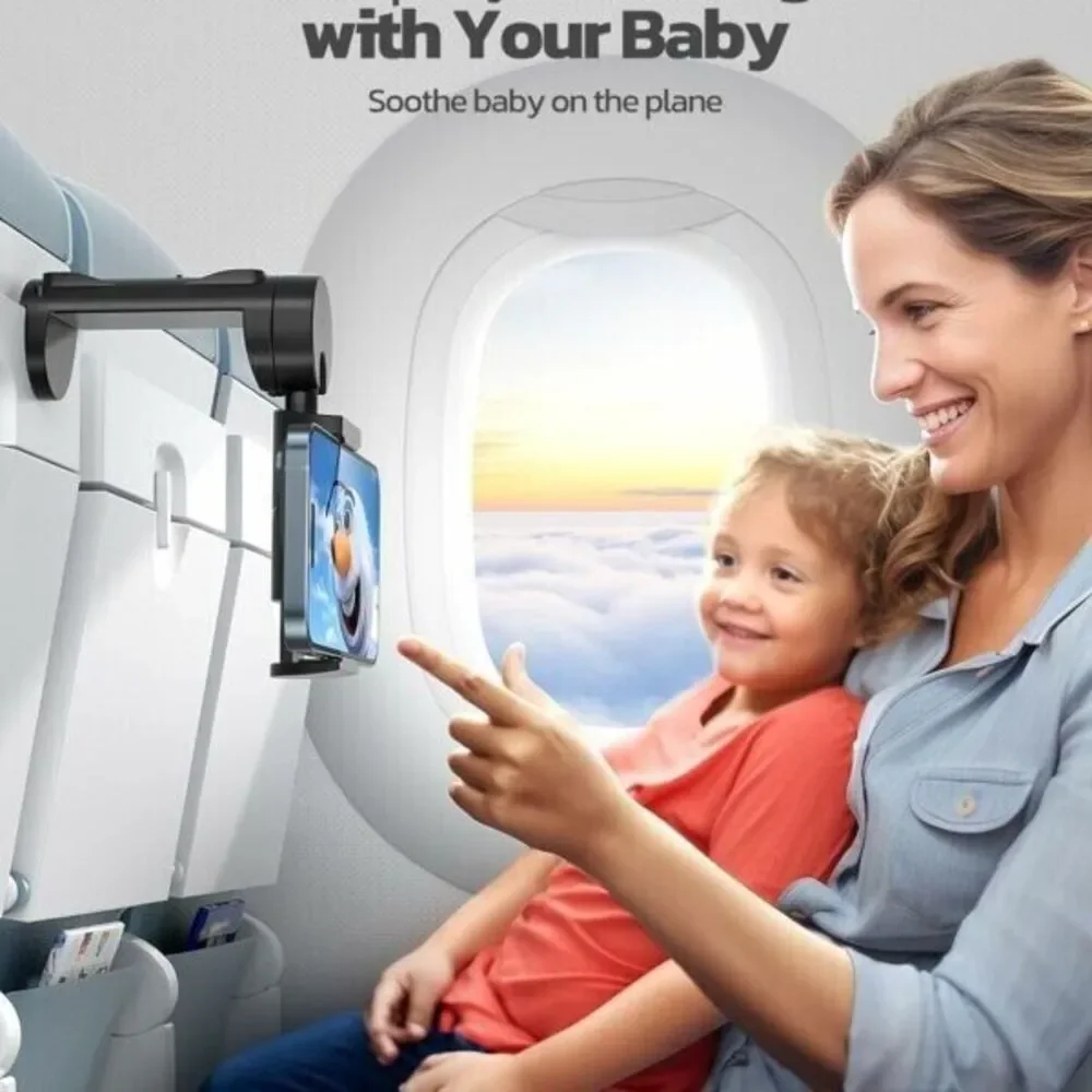 NEW Nulaxy DD16 Airpline Phone Stand Handsfree Desk Luggage Headrest Brand NEW